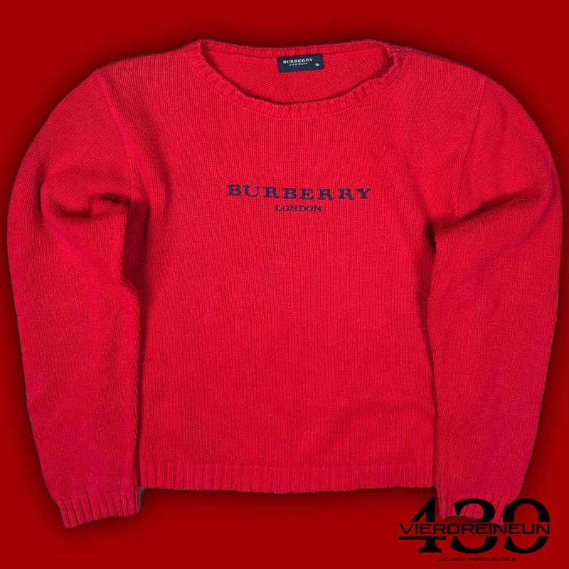 vintage Burberry knittedsweater {S}