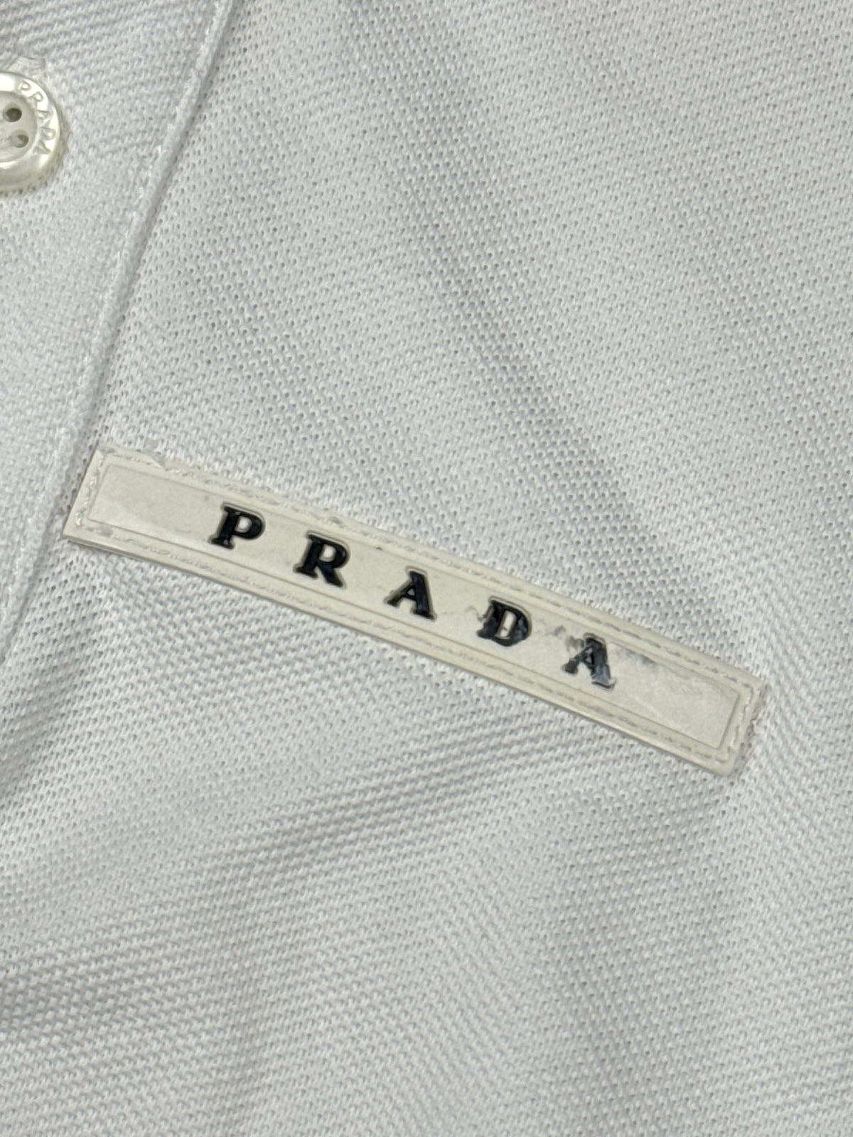 white Prada polo
