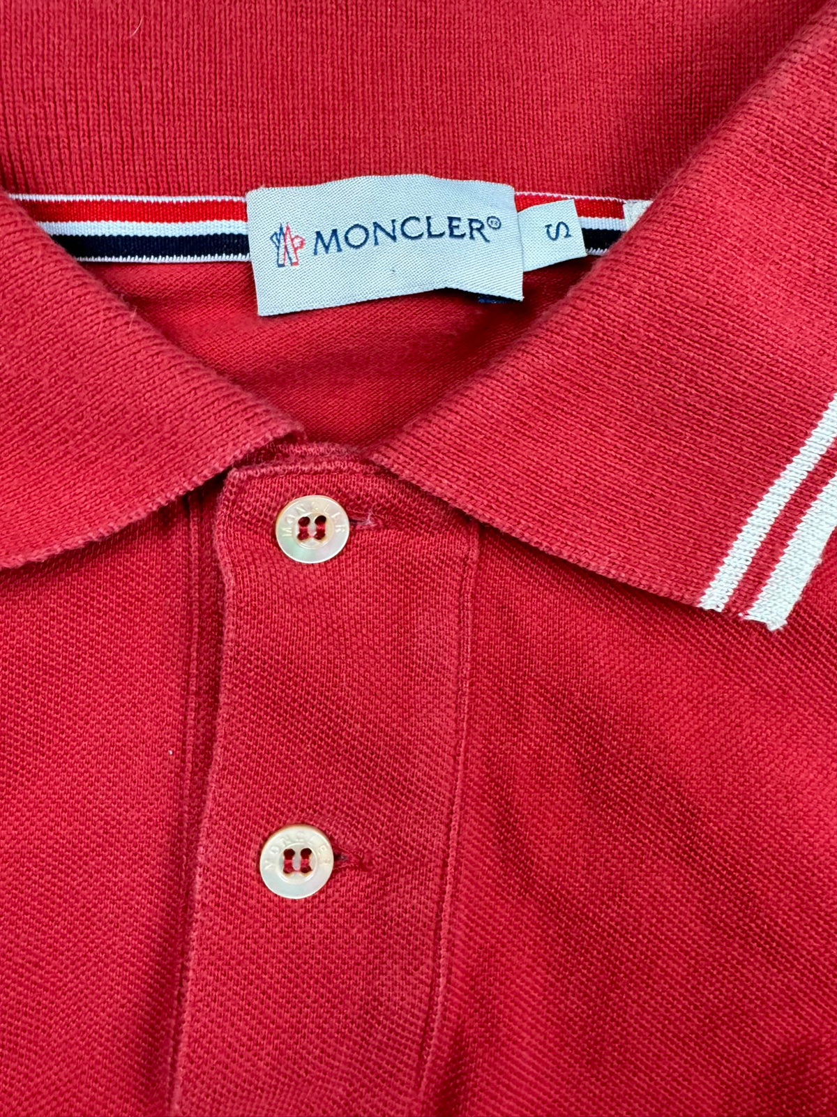 vintage Moncler polo long {S}