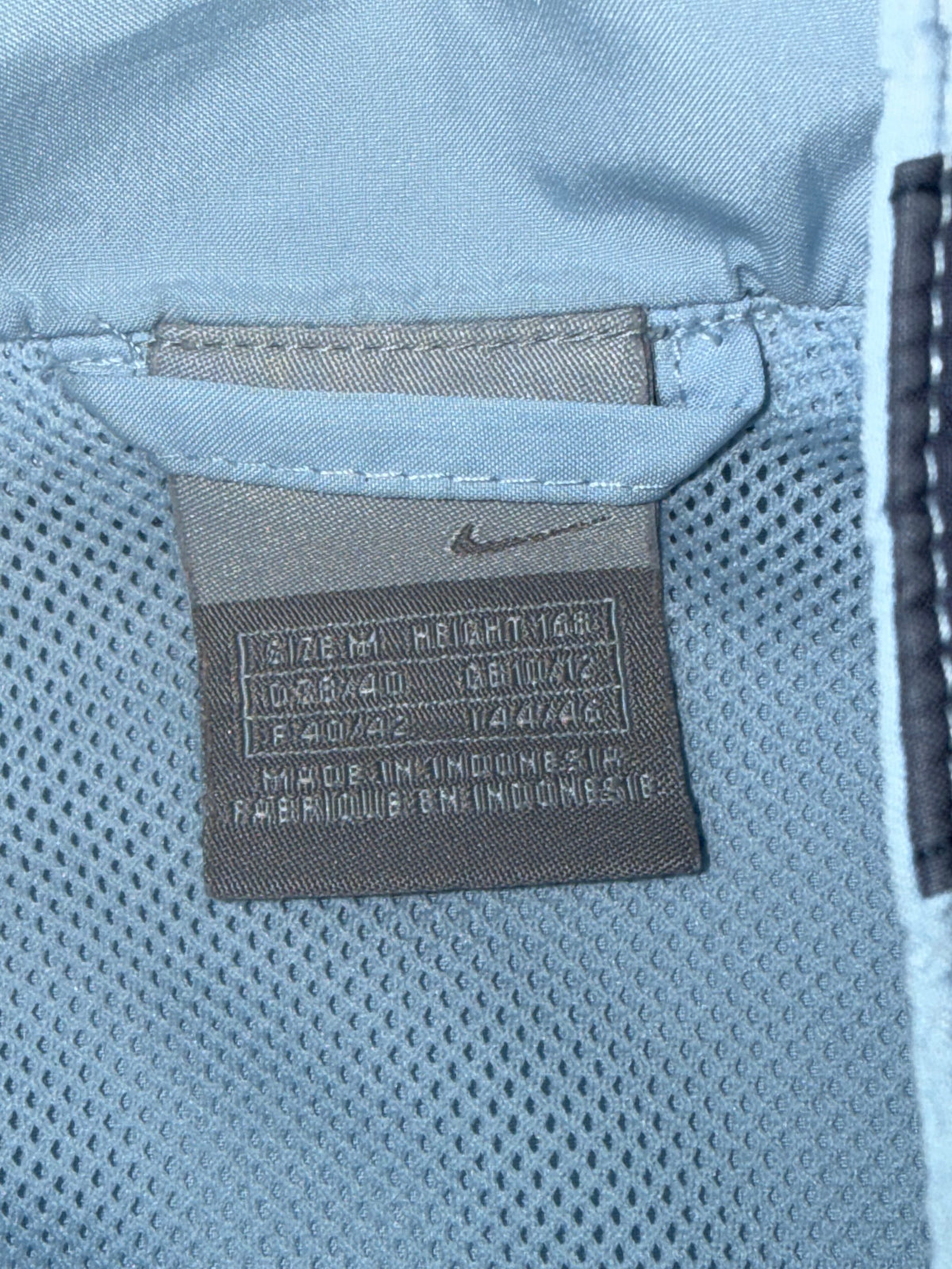 vintage babyblue Nike windbreaker {S}