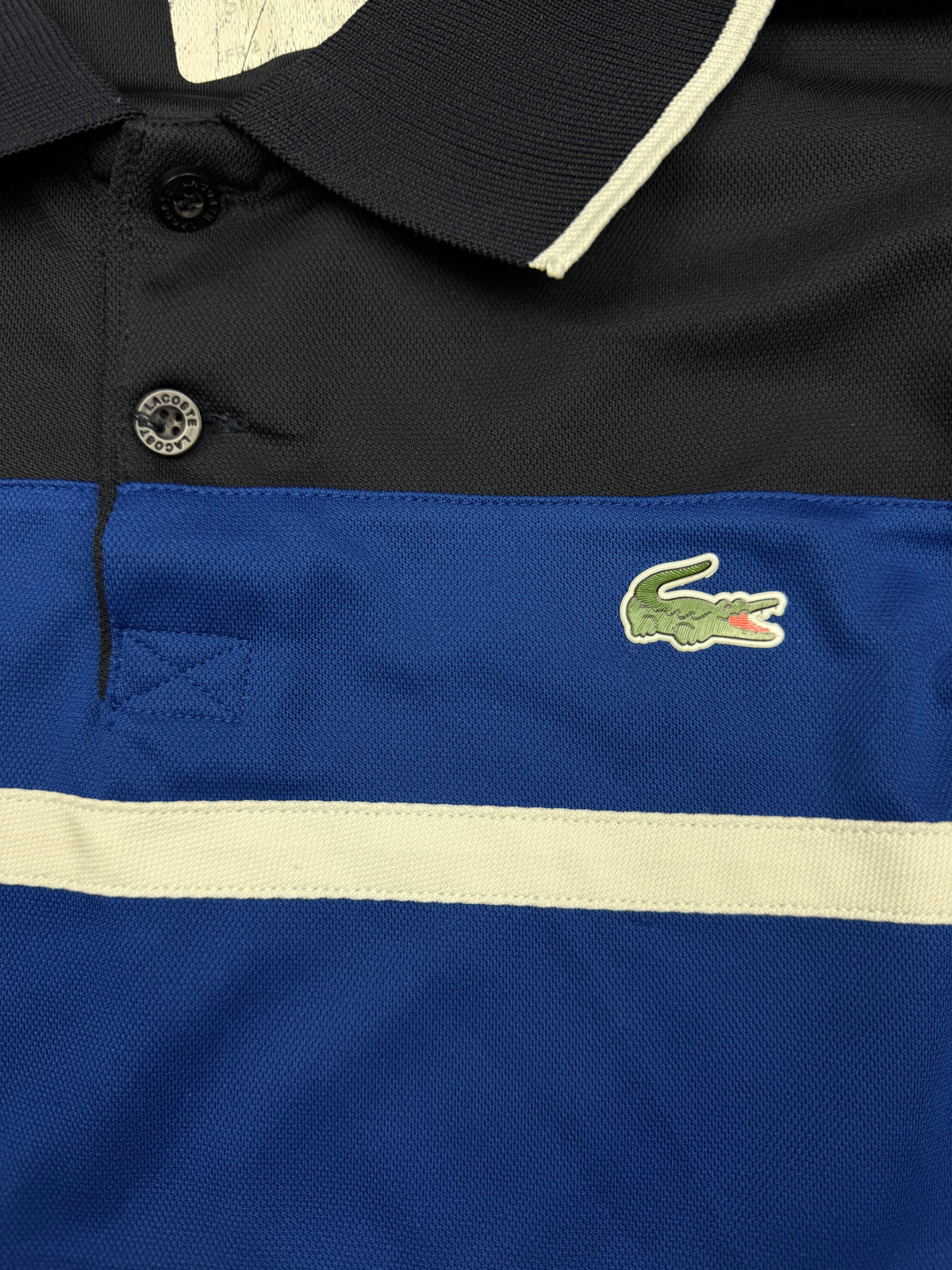 navyblue Lacoste polo {S}