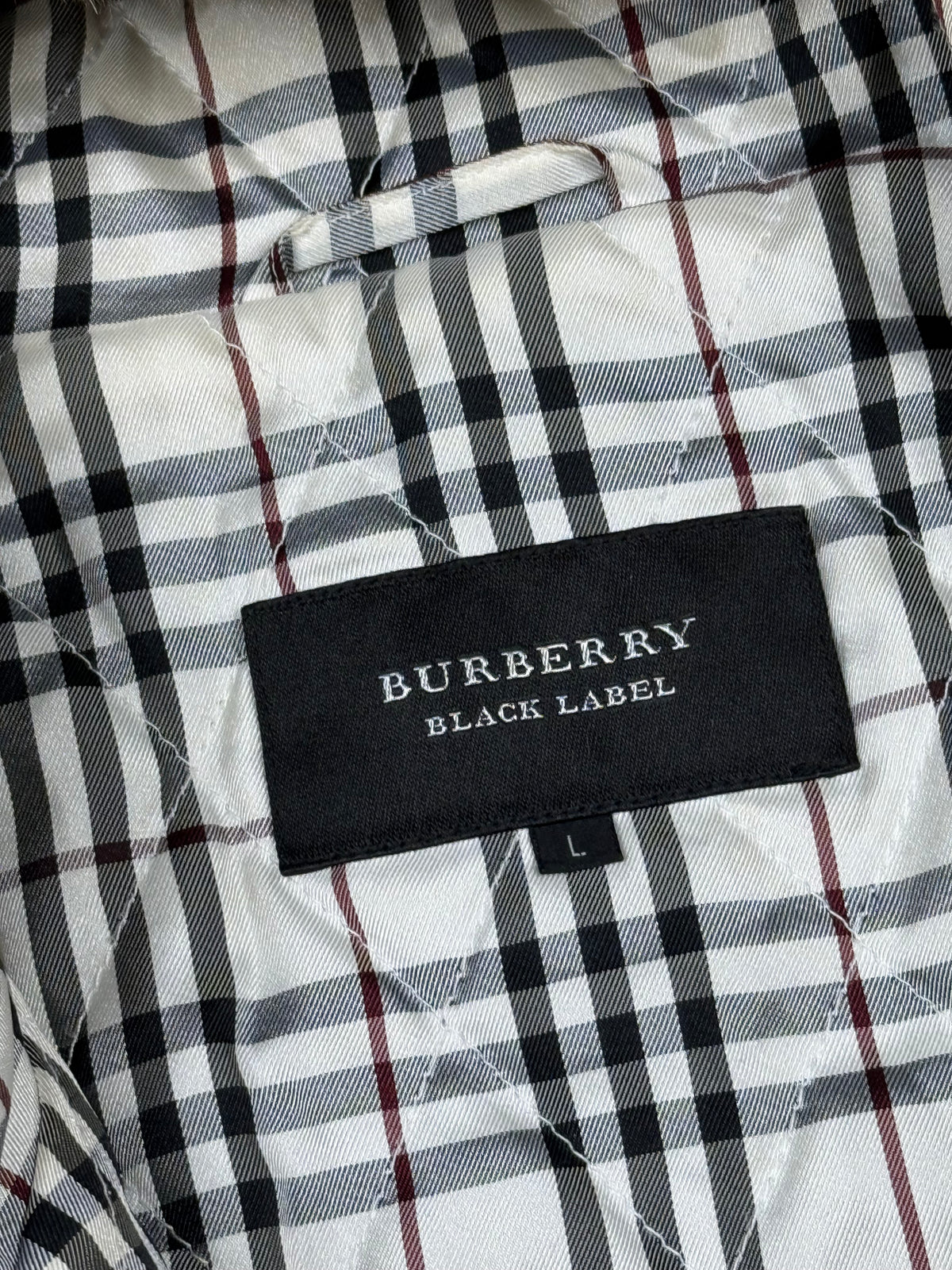 vintage Burberry Black Label sweatjacket {L}