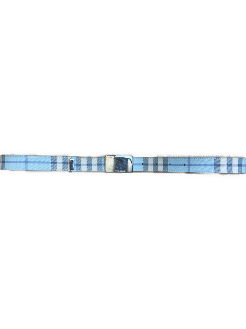 vintage babyblue Burberry belt