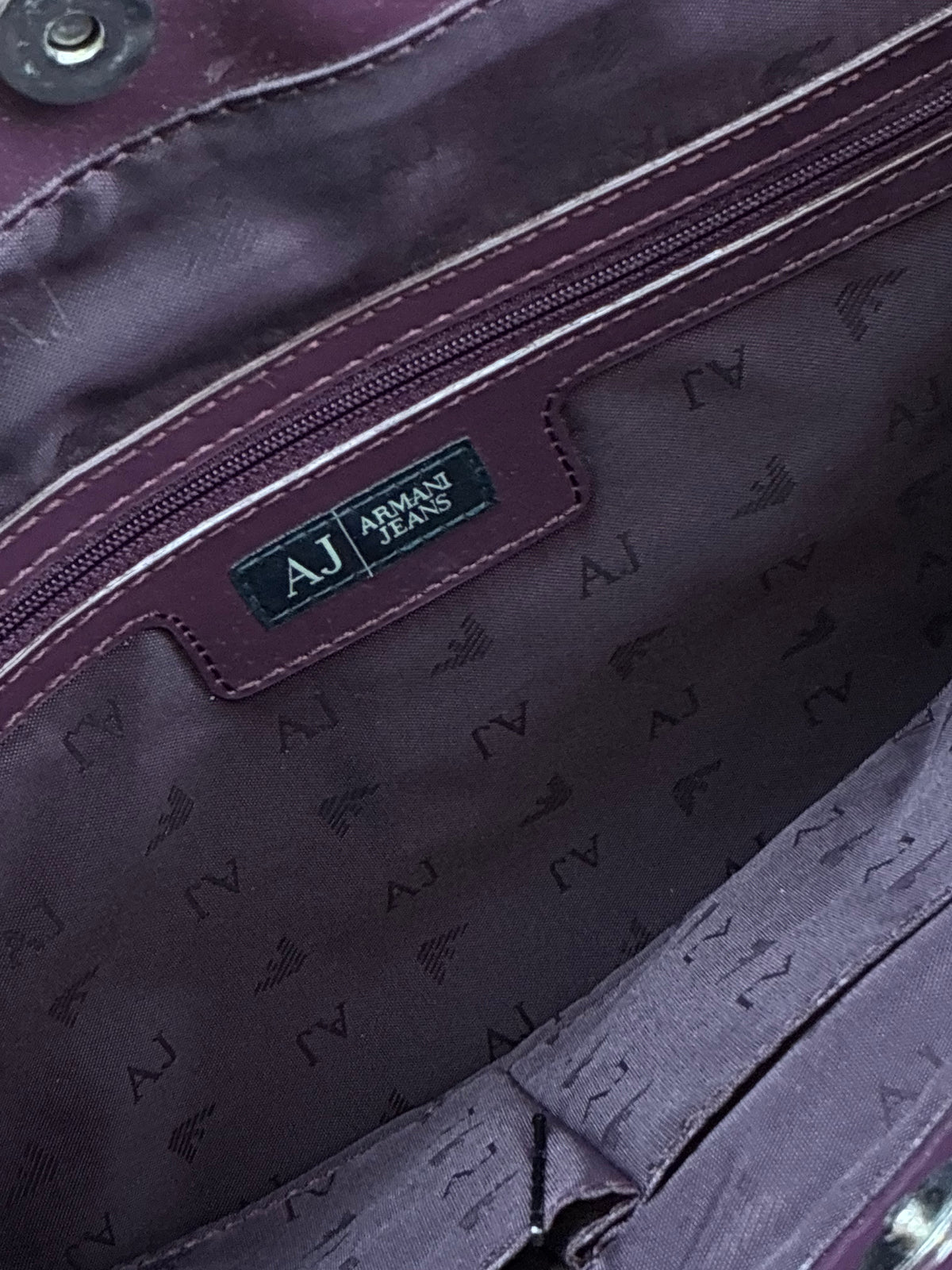vintage Armani jeans shopper