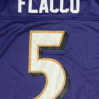vintage Reebok RAVENS FLACCO5 Americanfootball jersey NFL {L}