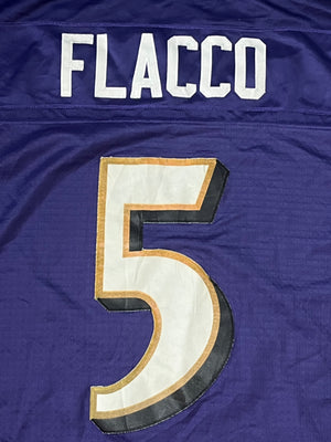 vintage Reebok RAVENS FLACCO5 Americanfootball jersey NFL {L}