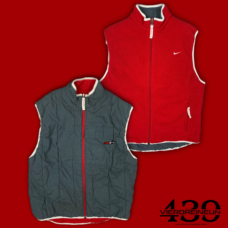 vintage reversible Nike vest {S}