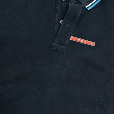 navyblue Prada polo {M}