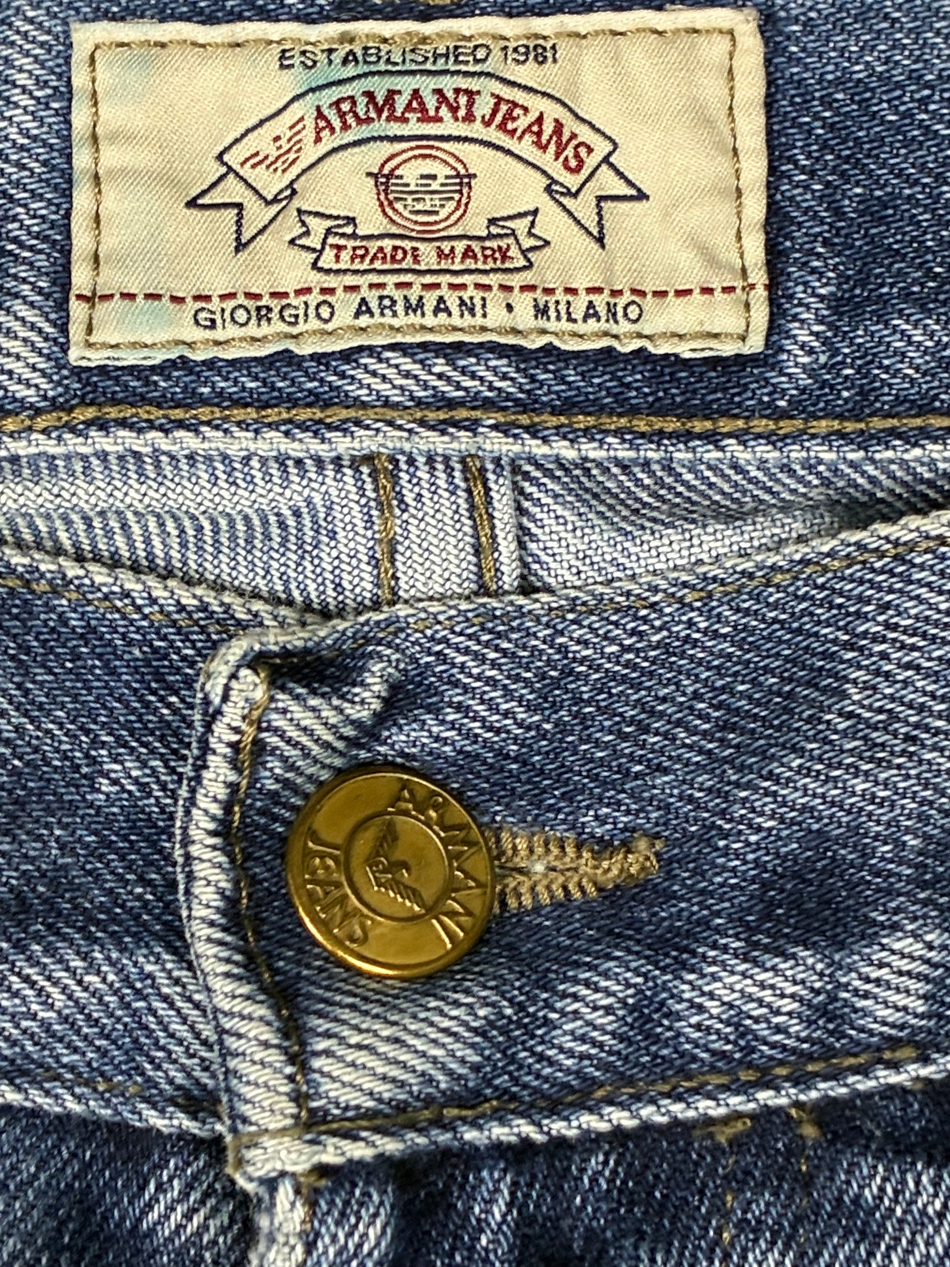 vintage Armani jeans {S}