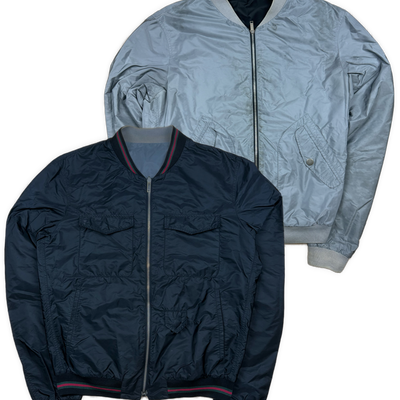 vintage reversible Gucci bomber {S}