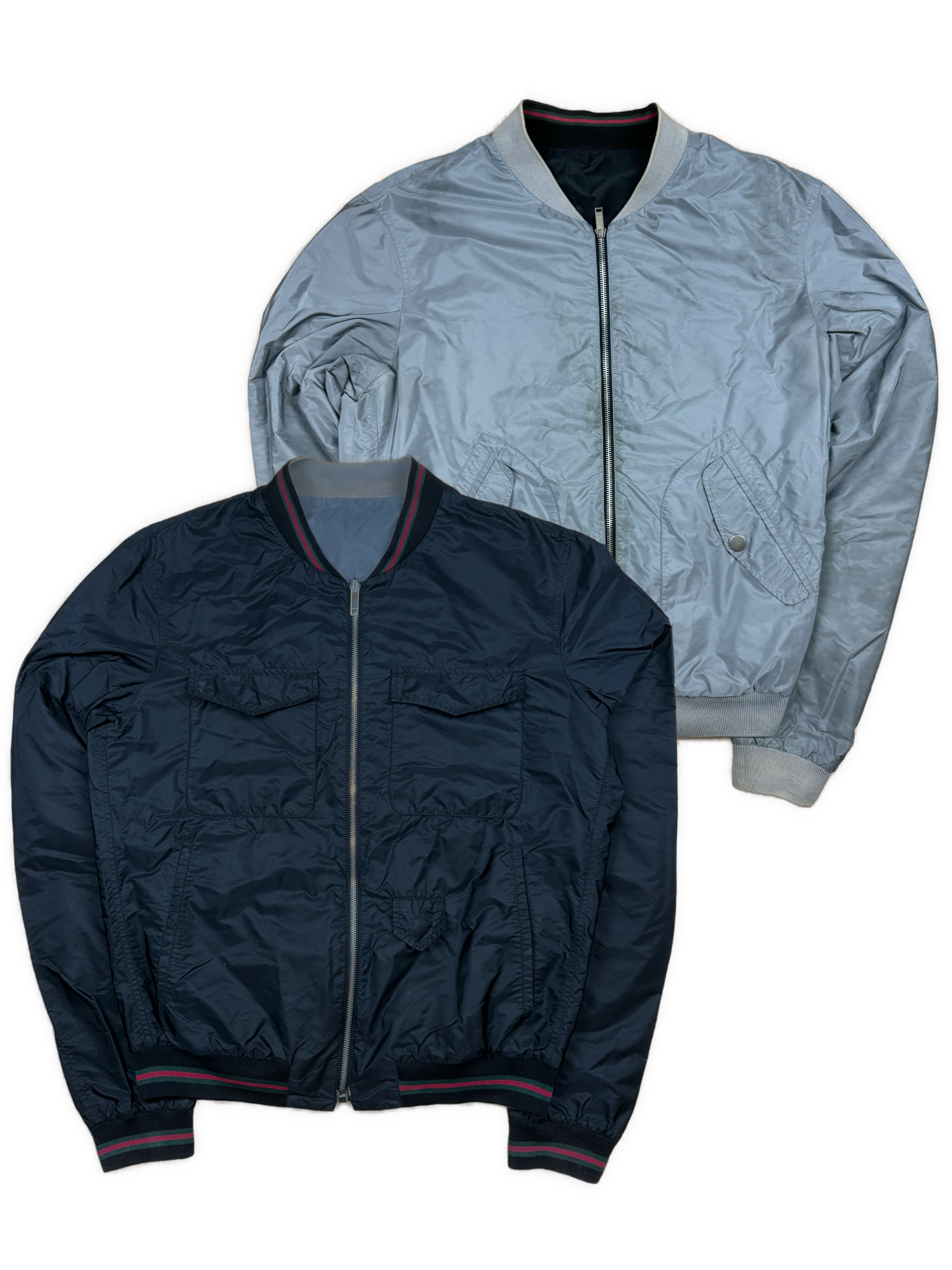 vintage reversible Gucci bomber {S}
