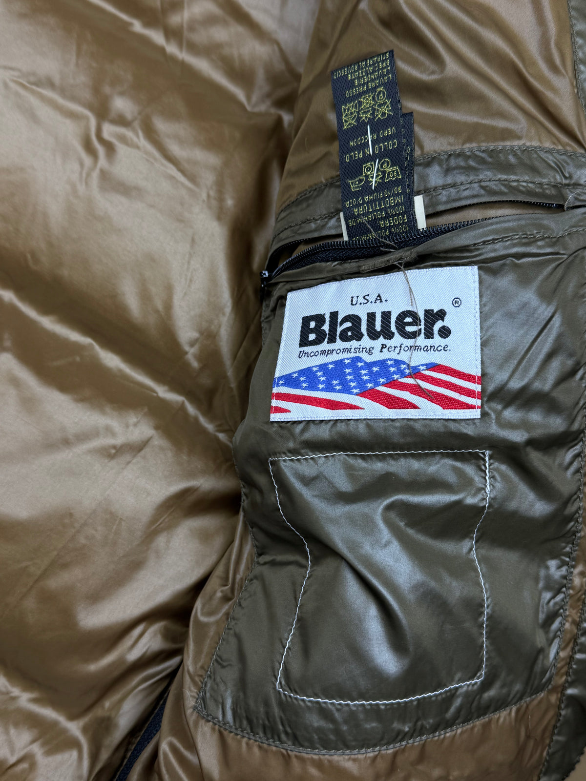 vintage Blauer winterjacket {L}