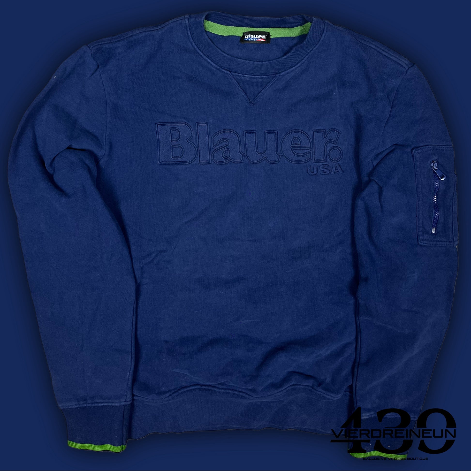 vintage Blauer sweater {L}