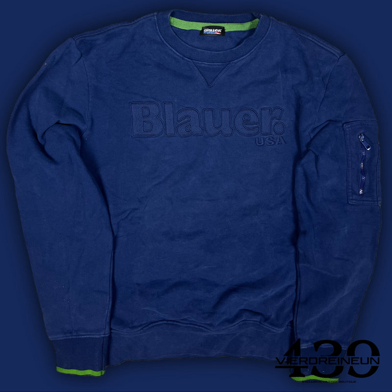 vintage Blauer sweater {L}