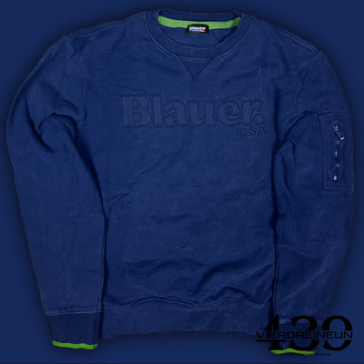 vintage Blauer sweater {L}