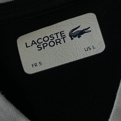 black Lacoste trackjacket {L}