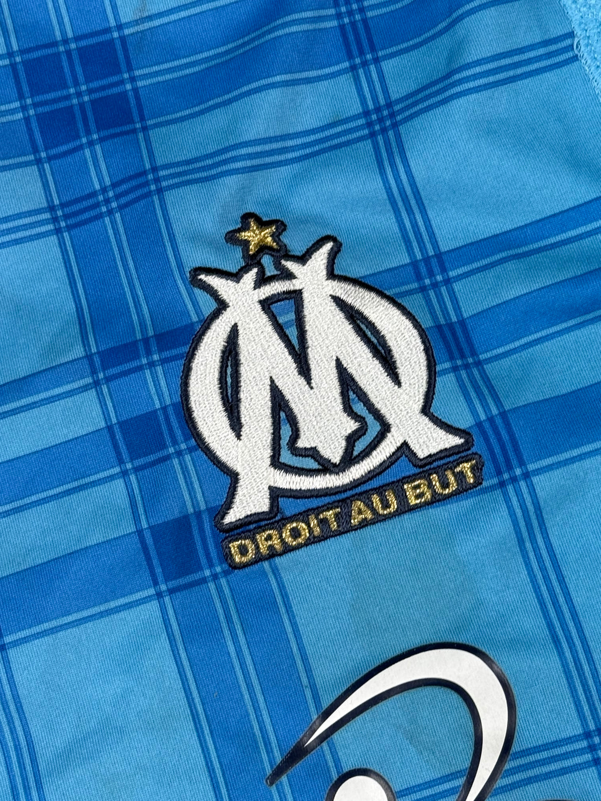 vintage Adidas Olympique Marseille away jersey {L}