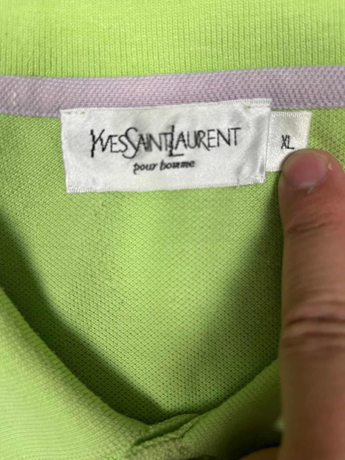 vintage YSL Yves Saint Laurent polo {XL}