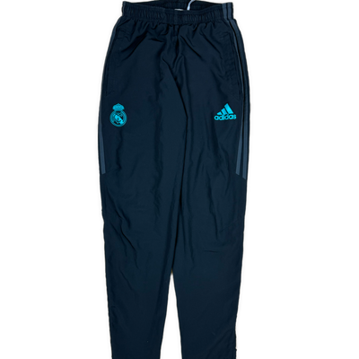black Adidas Real Madrid trackpants {XS}