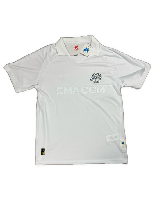 white Puma Olympique Marseille jersey DSWT {XL}