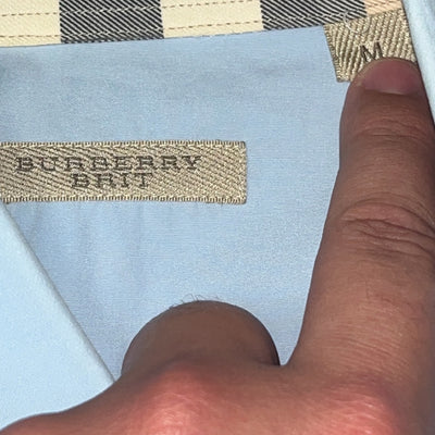 vintage Burberry short sleeve shirt {M}