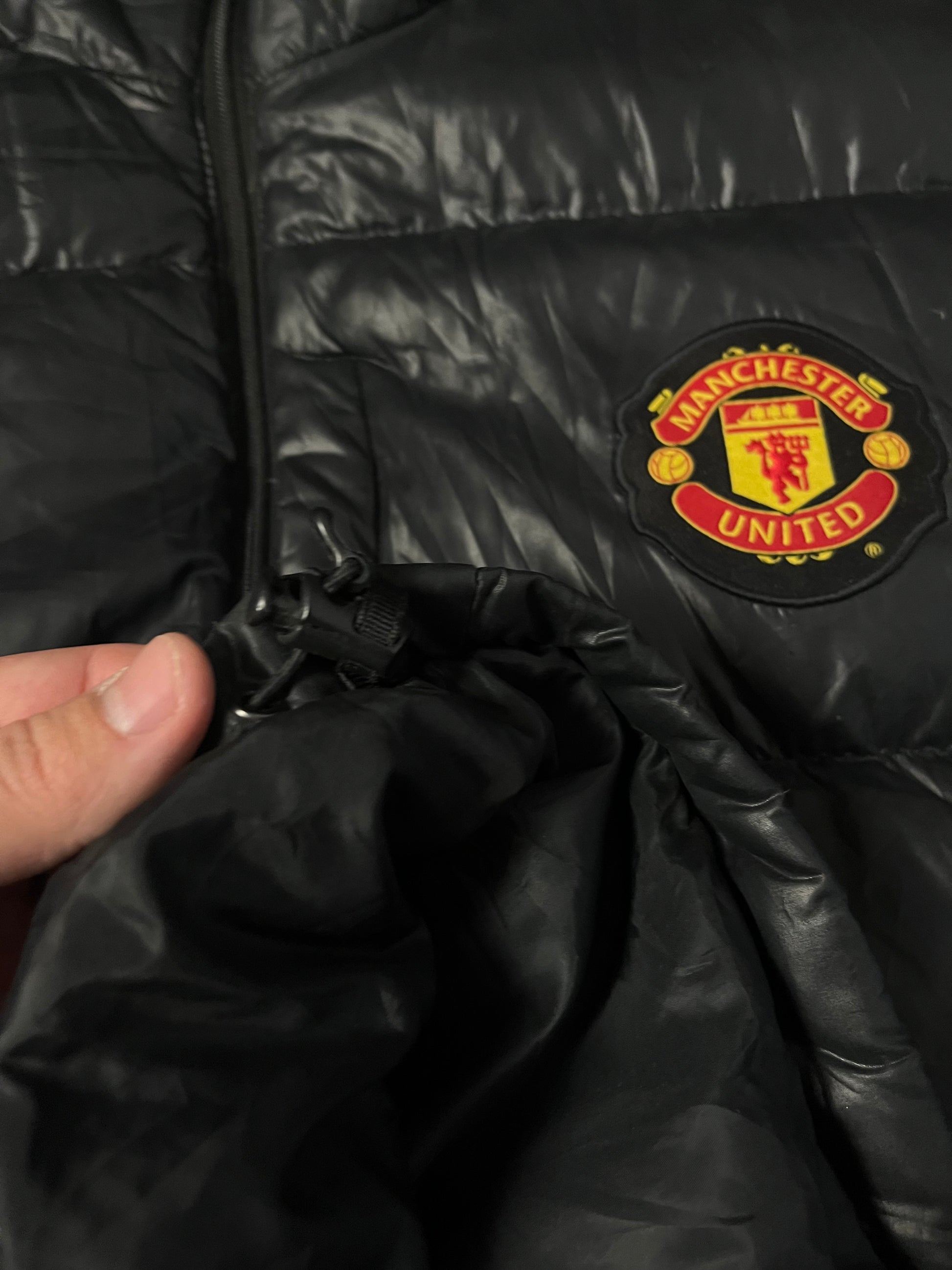 vintage Nike Manchester United pufferjacket {L}