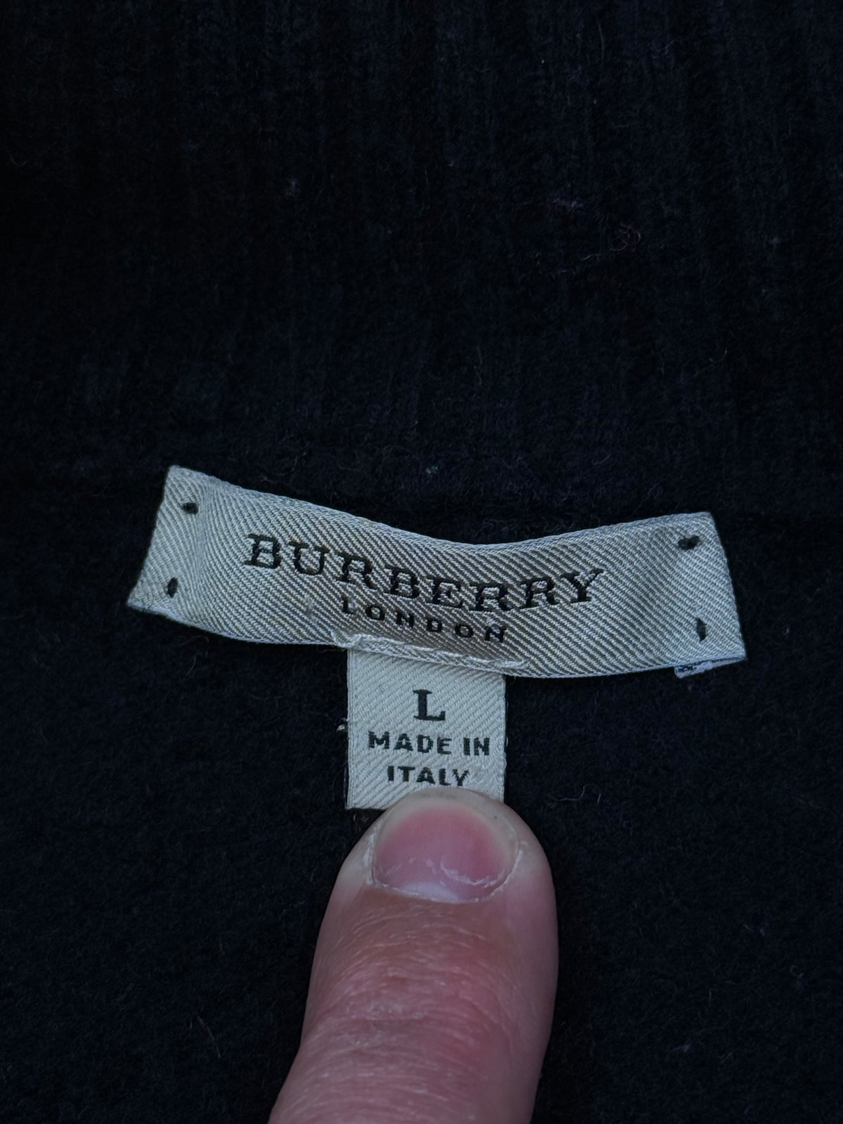 vintage Burberry sweatjacket {M}
