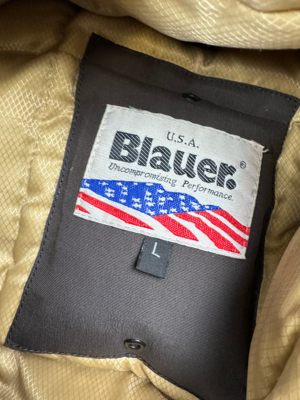 vintage Blauer winterjacket {L}