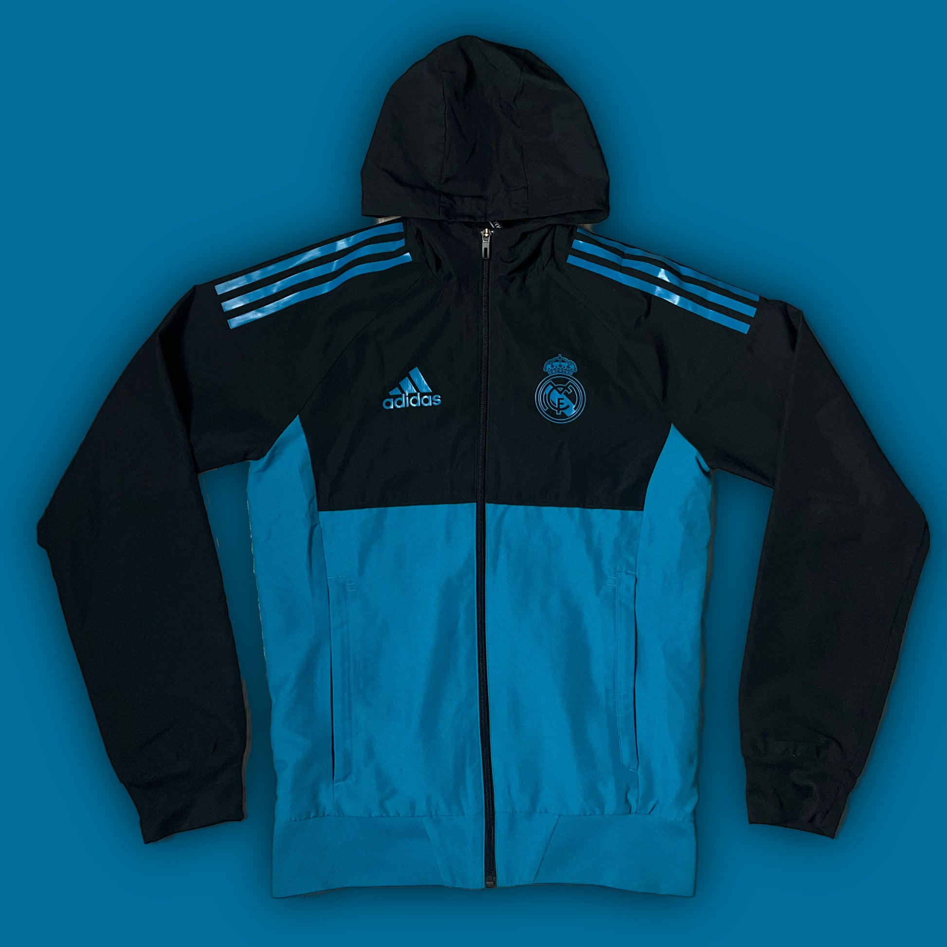 vintage Adidas Real Madrid windbreaker {S}