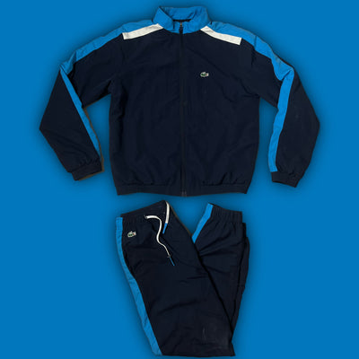 navyblue Lacoste tracksuit {XS}