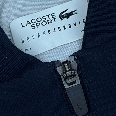 navyblue Lacoste windbreaker {S}