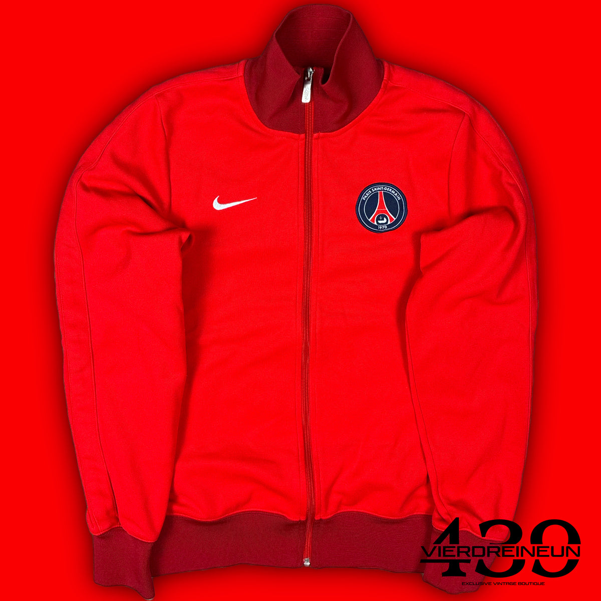 vintage Nike PSG Paris Saint Germain trackjacket {S}