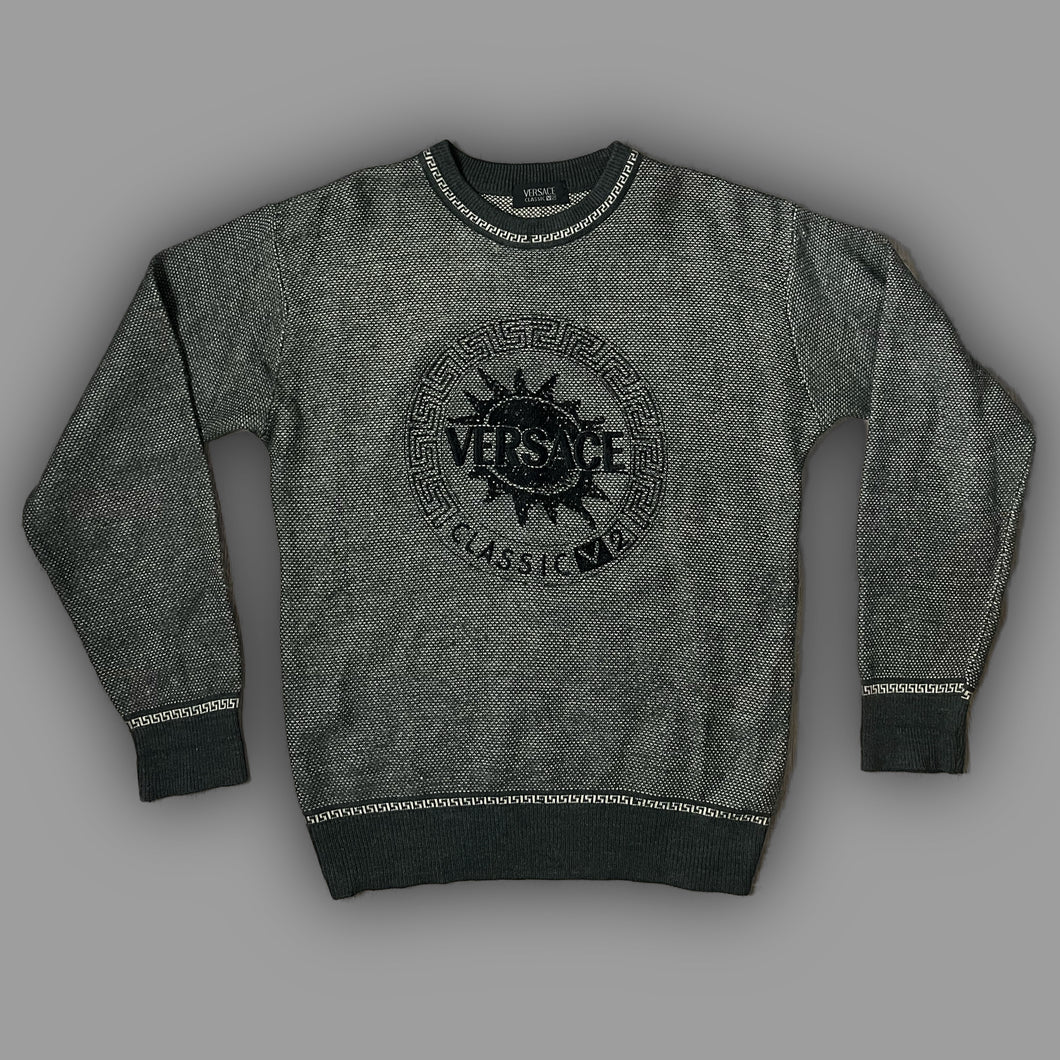 vintage Versace knittedsweater {M-L}