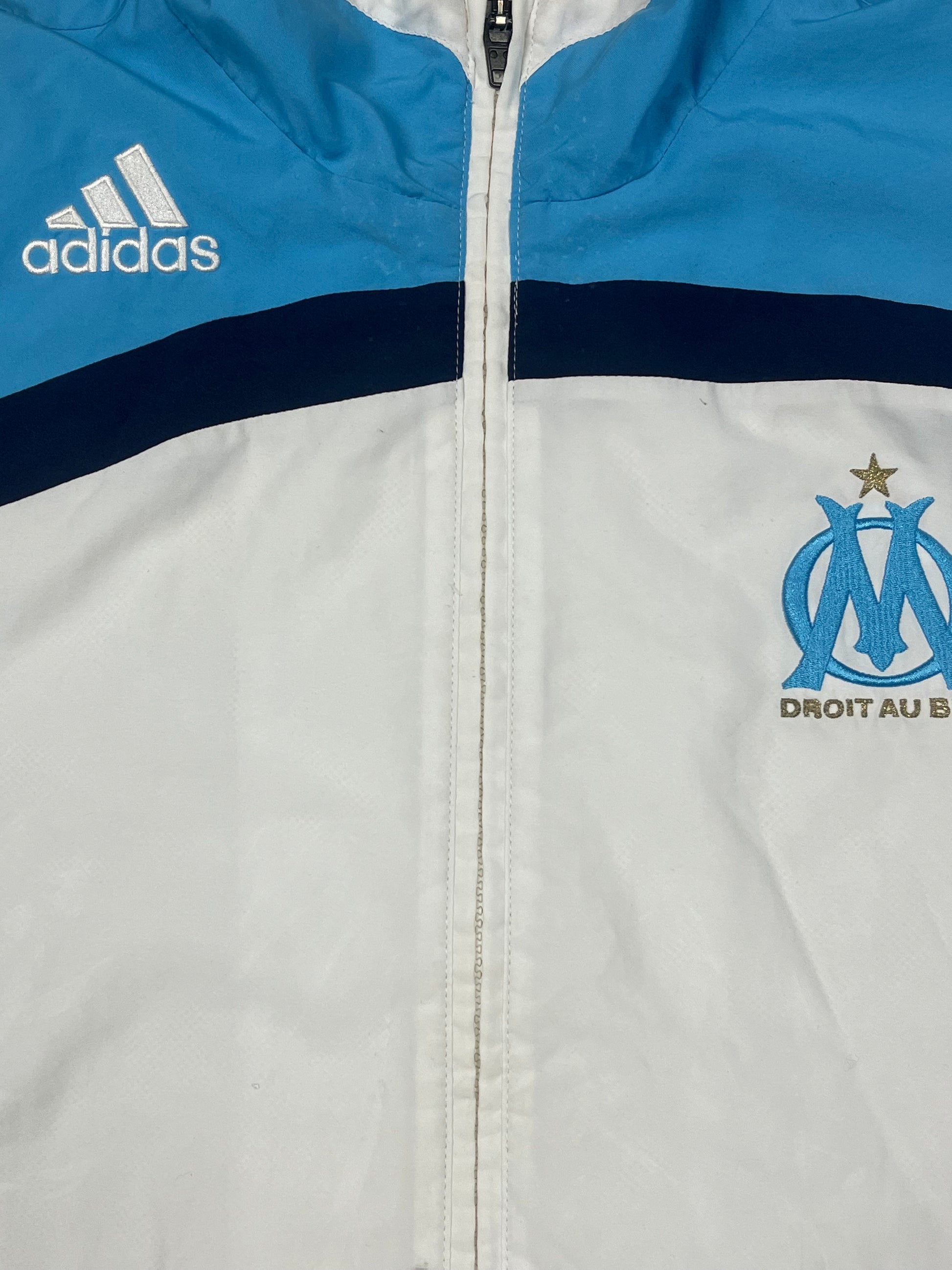 vintage Adidas Olympique Marseille windbreaker {M}