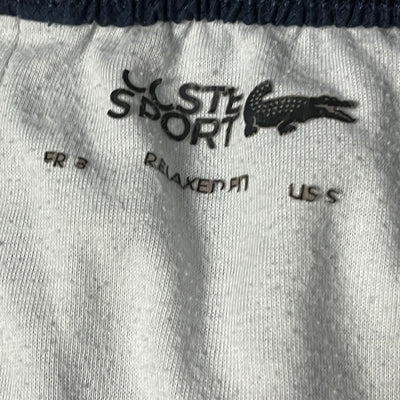 navyblue Lacoste trackpants {S}