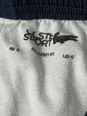 navyblue Lacoste trackpants {S}