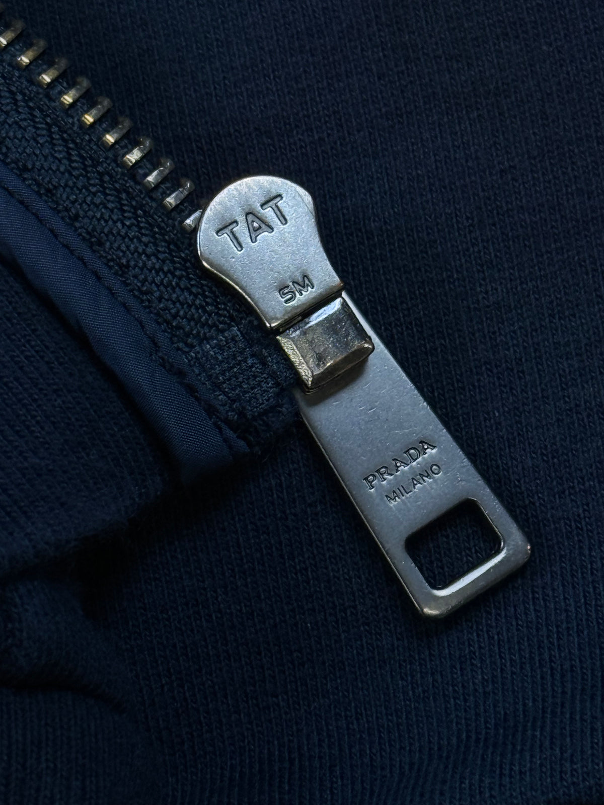 vintage navyblue Prada sweatjacket