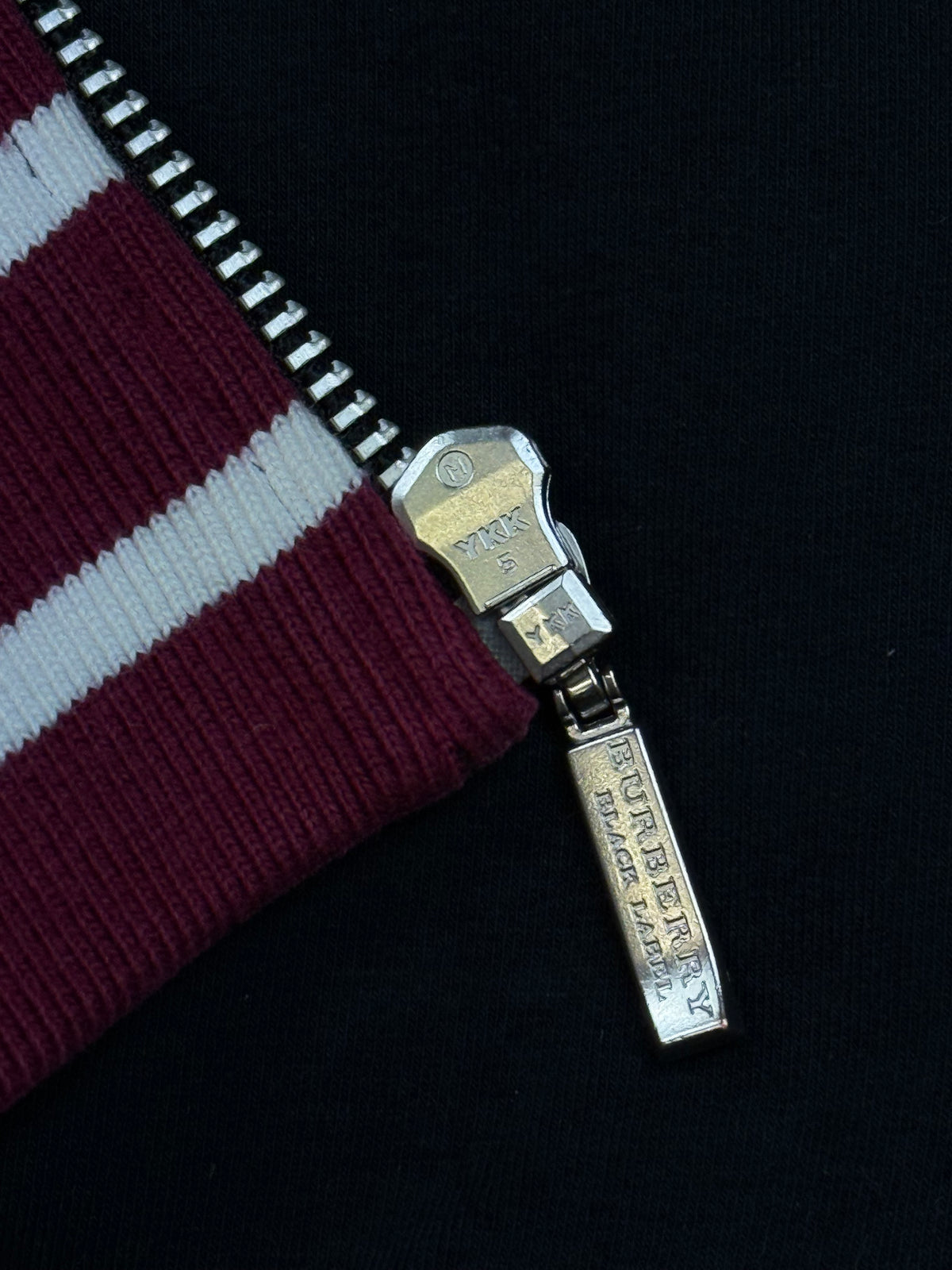 vintage Burberry Black Label sweatjacket {S}