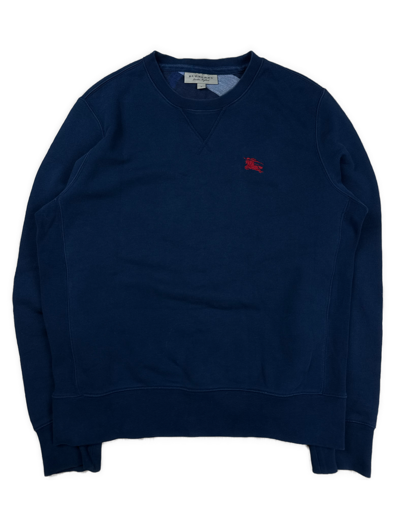 vintage navyblue Burberry sweater {M}