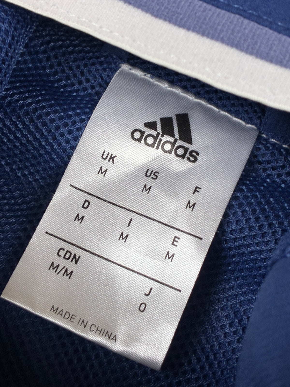 navyblue Adidas Real Madrid windbreaker {M}