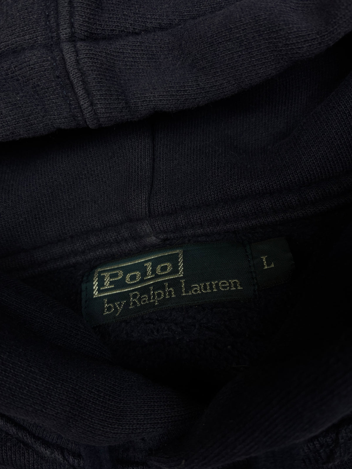 vintage navyblue Polo Ralph Lauren hoodie {L}
