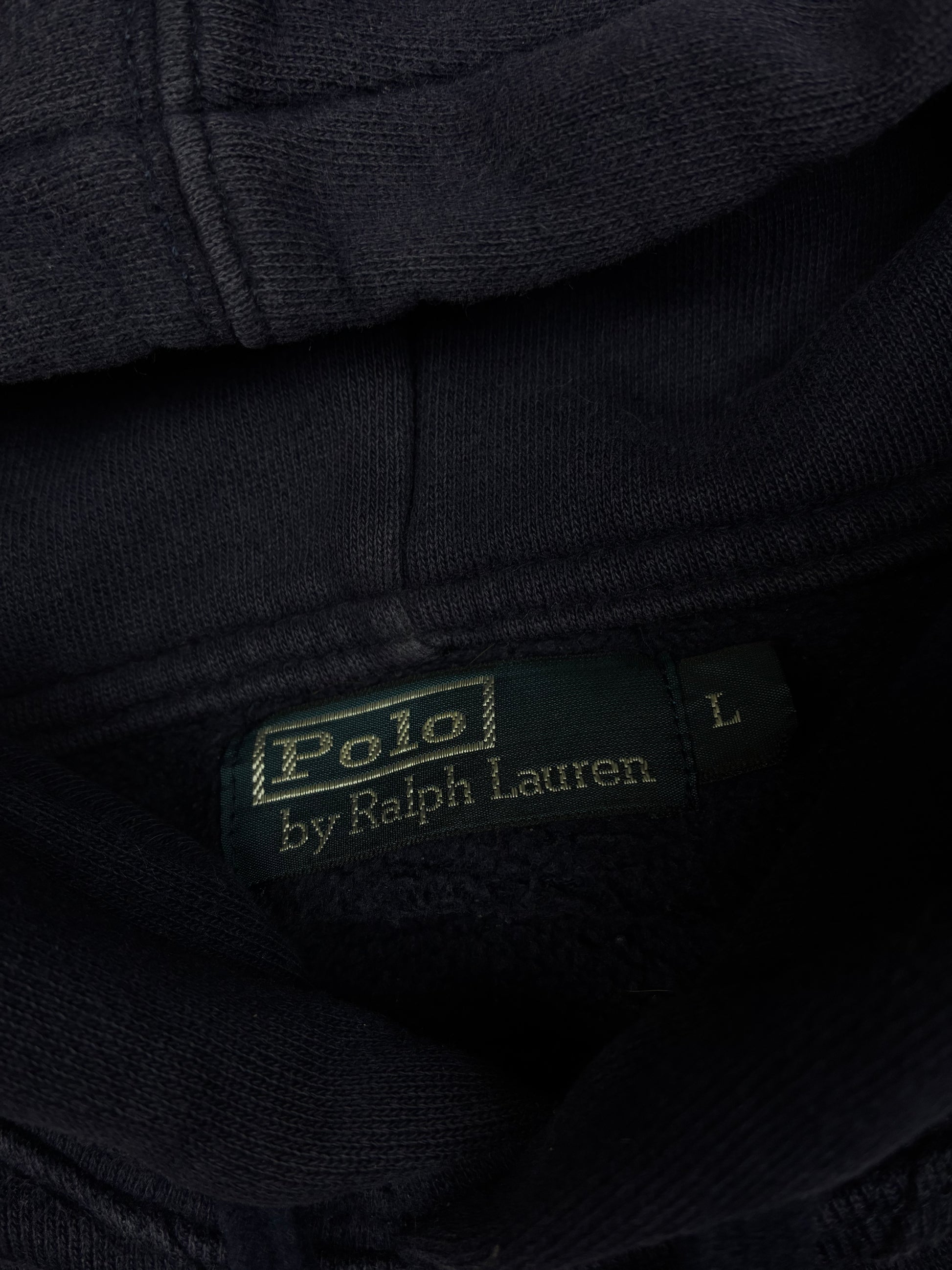 vintage navyblue Polo Ralph Lauren hoodie {L}