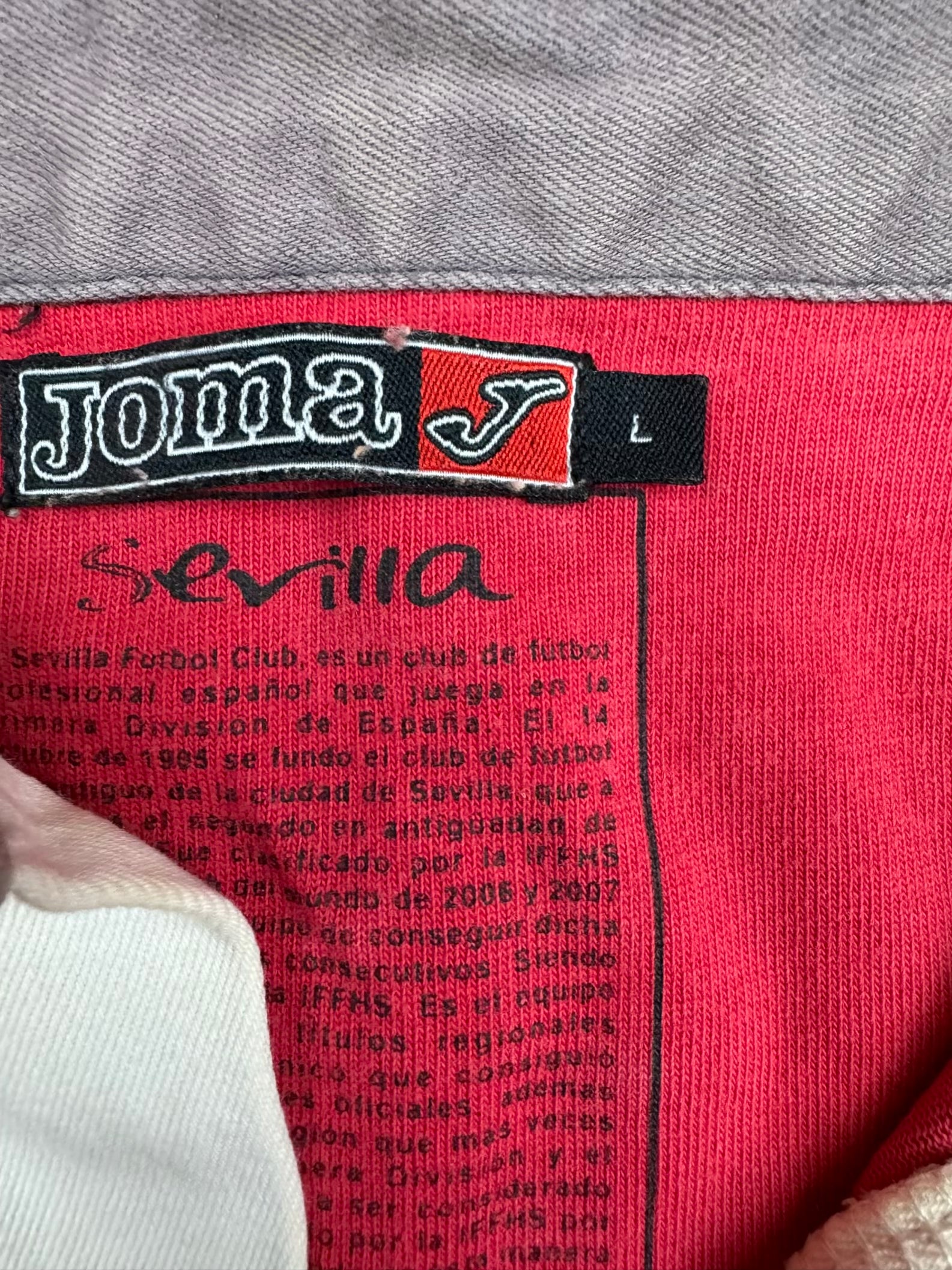 vintage Joma Fc Sevilla polo {L}