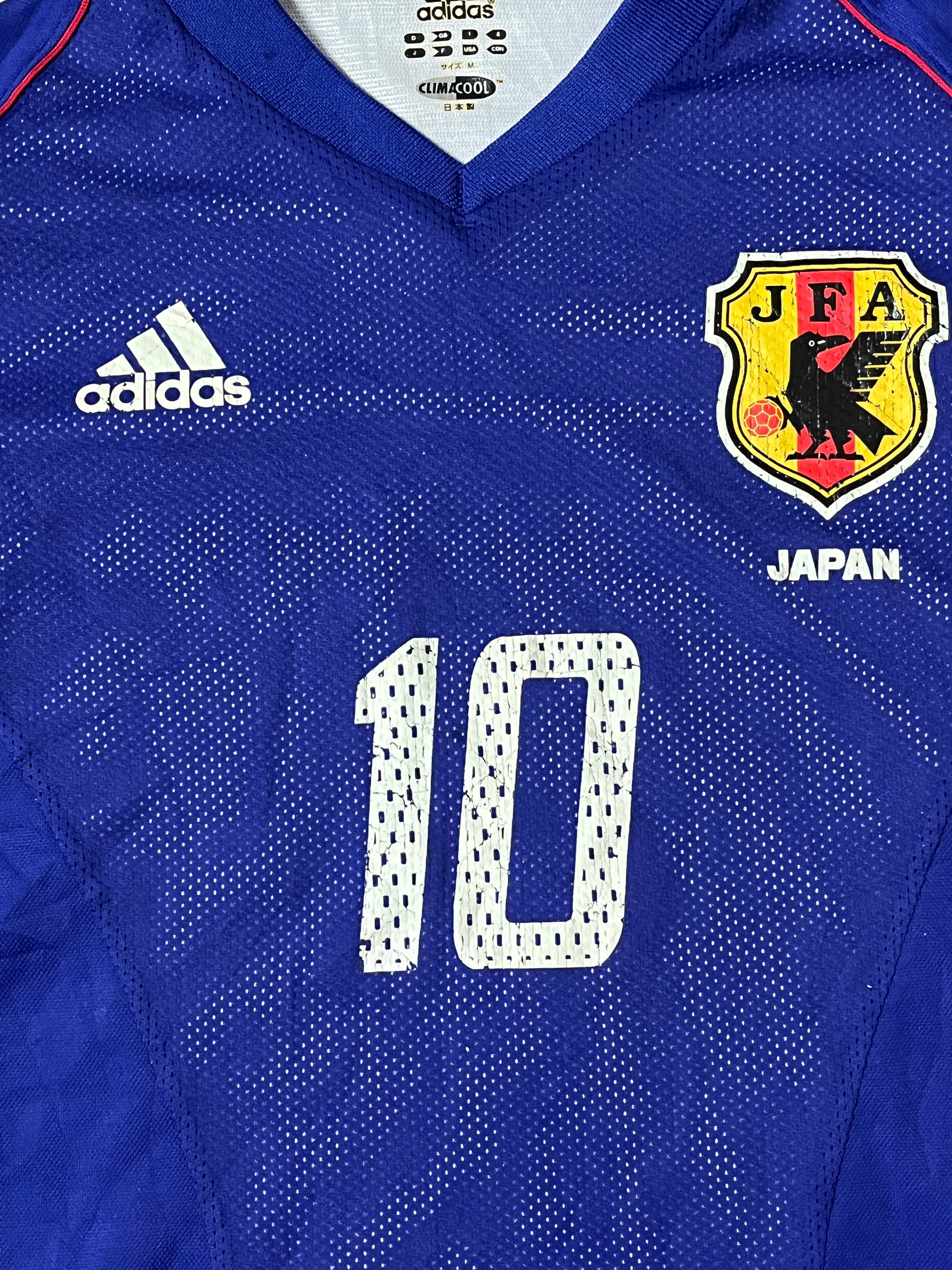 vintage Adidas Japan NAKAYAMA10 2002-2003 home jersey {L}