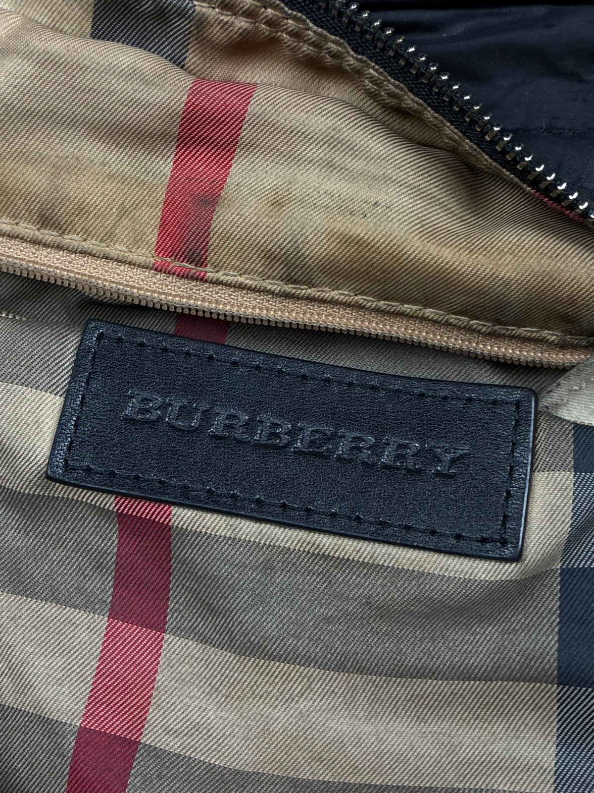 vintage Burberry shopper