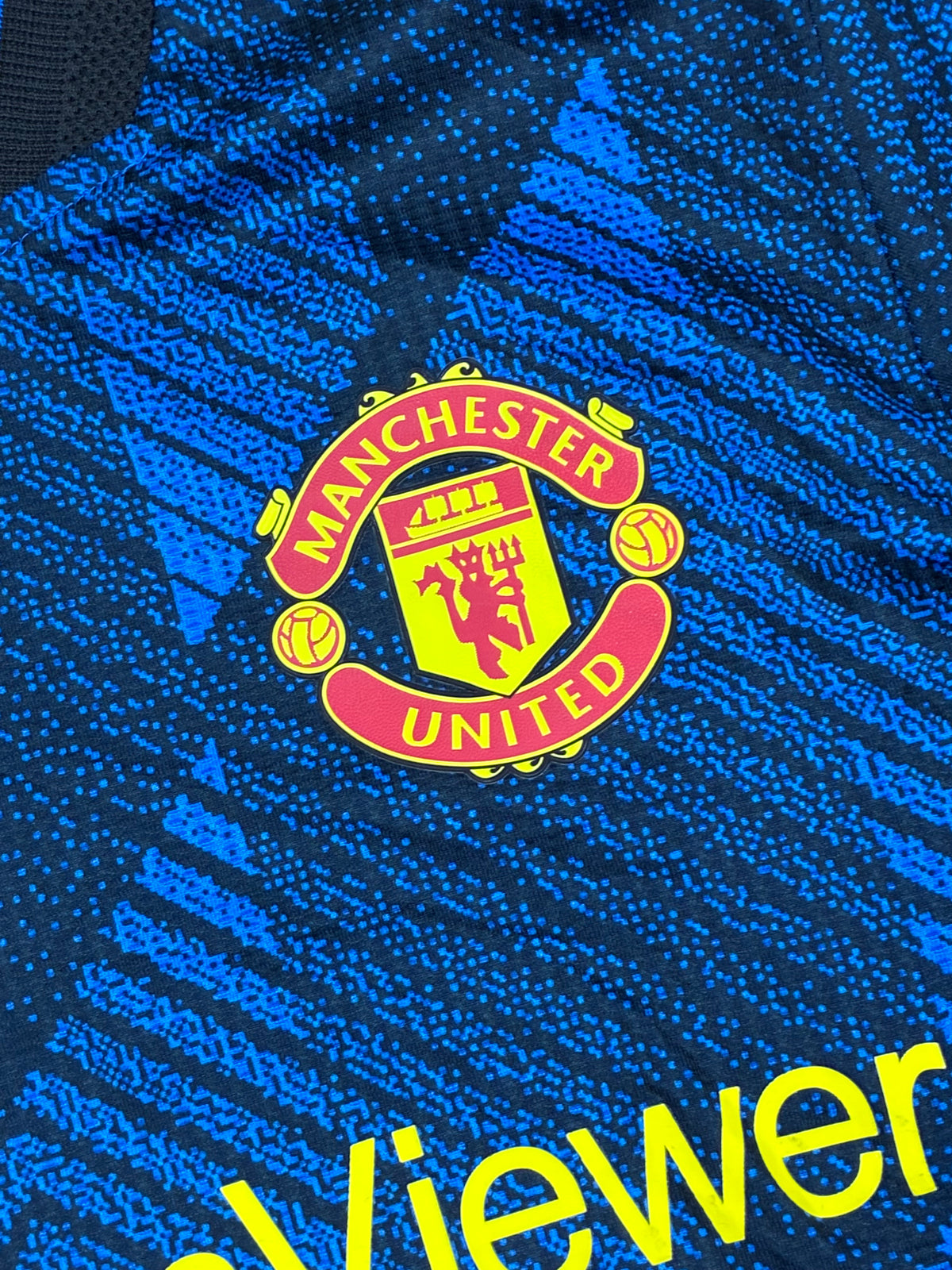 blue Adidas Manchester United SANCHO25 away jersey {S}