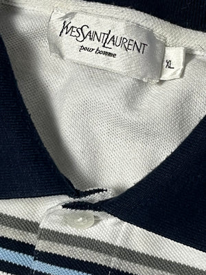 vintage Yves Saint Laurent spellout polo {XL}