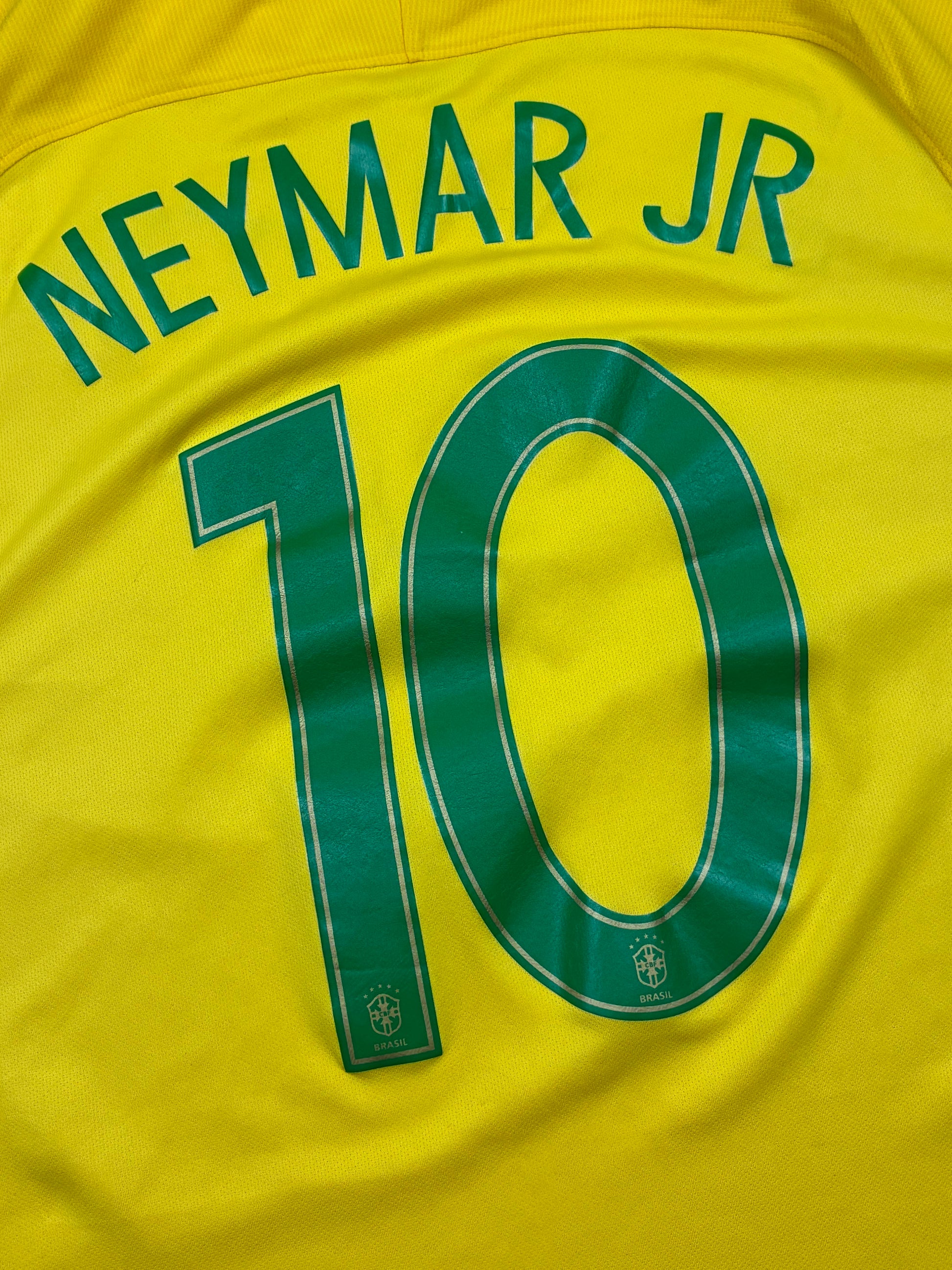 vintage Nike Brasil NEYMAR.JR10 home jersey {M}