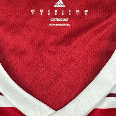 red Adidas Club Athletico River Plate home jersey {S}