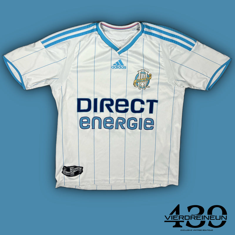 vintage Adidas Olympique Marseille 2009-2010 home jersey {S}